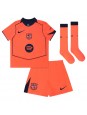 Billige Barcelona Ferran Torres #7 Tredjedraktsett Barn 2025-26 Kortermet (+ Korte bukser)